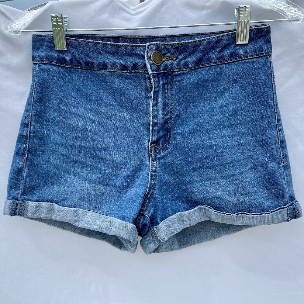 Copper Key High Waisted Jean Shorts